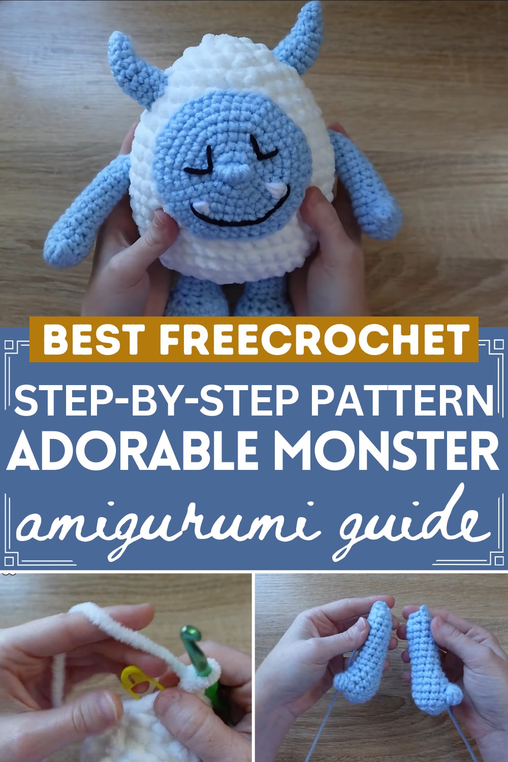 Adorable Monster Amigurumi Tutorial