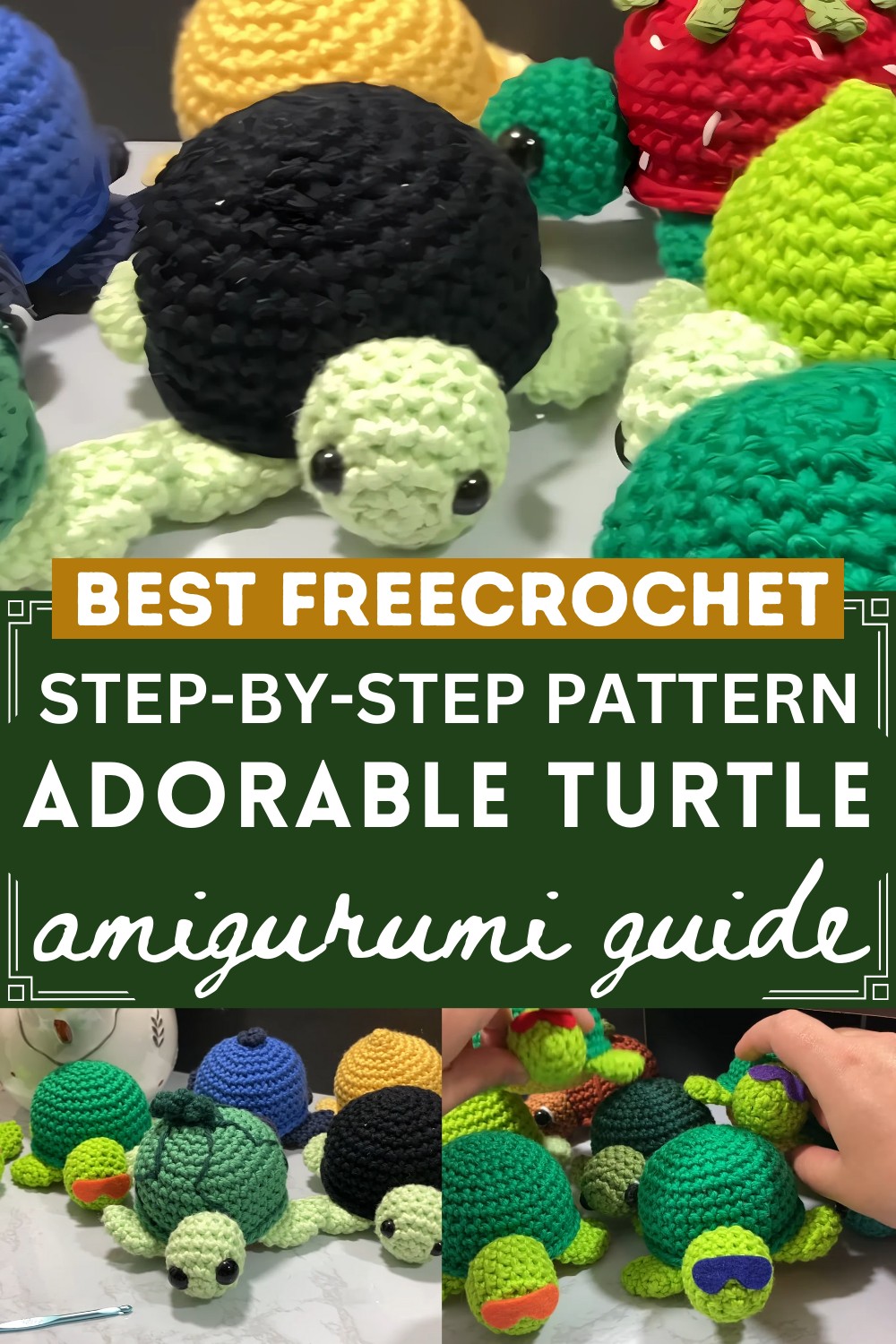 Crochet Amigurumi Turtle