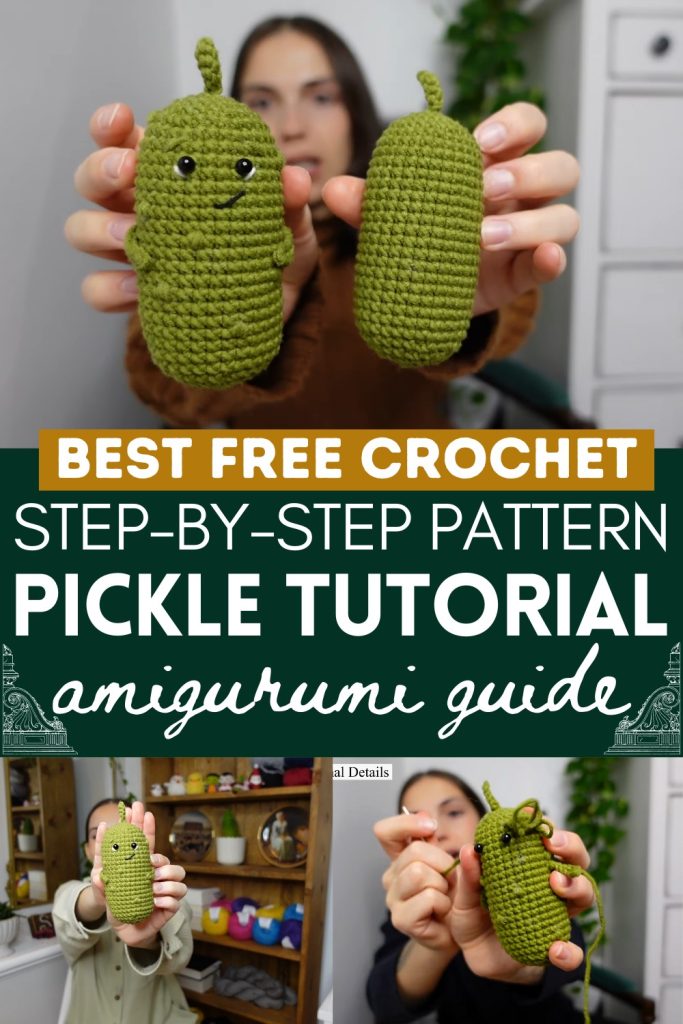 8 Free Crochet Amigurumi Pickle Patterns for Gifting - Crochet Patterns