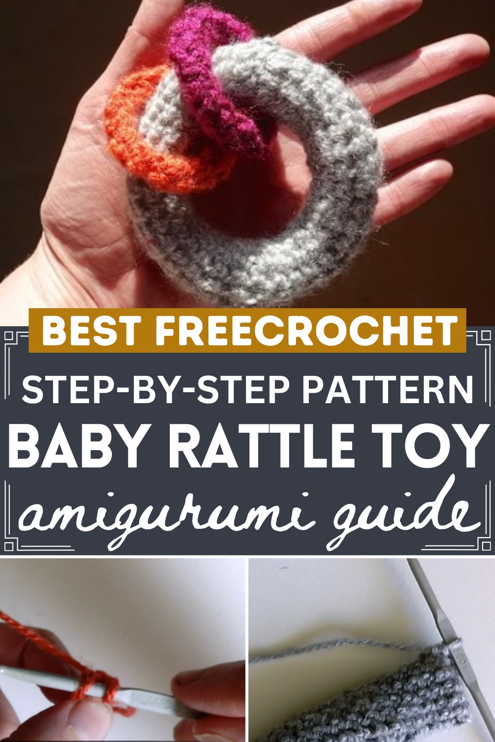 Crochet Baby Rattle Toy