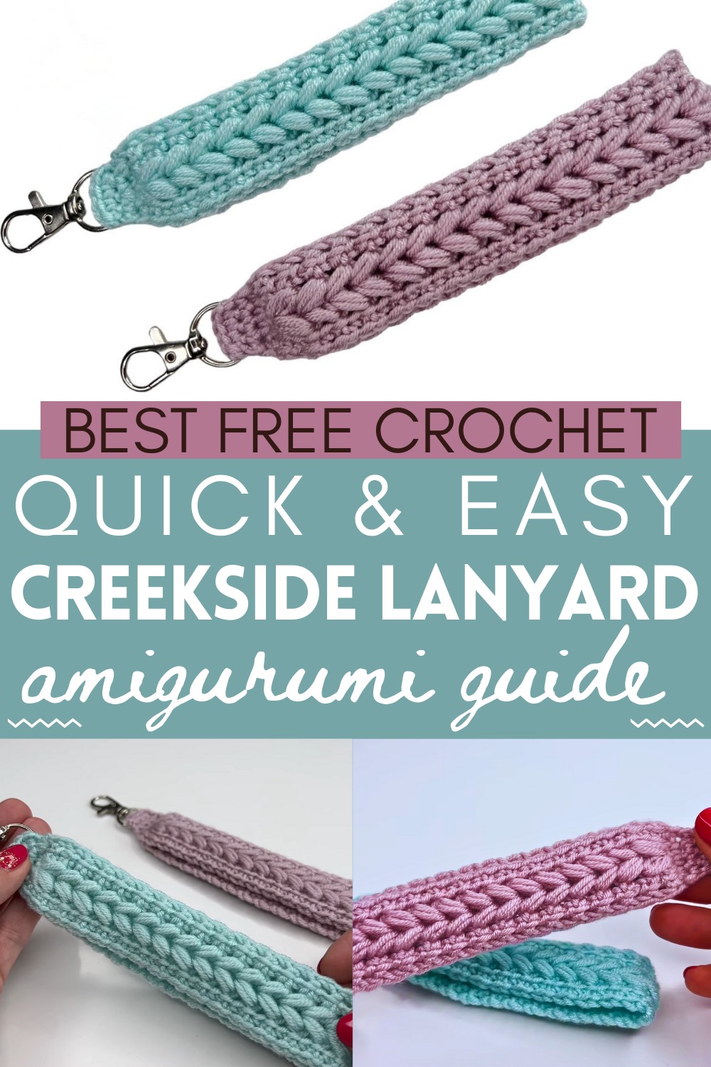 Crochet Lanyard Tutorial QUICK & EASY