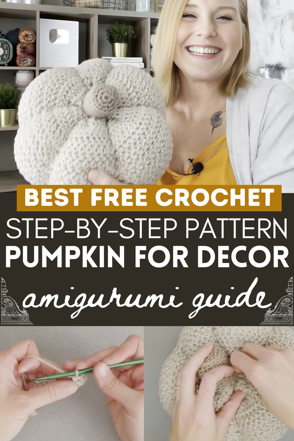 Crochet a Pumpkin Perfect Fall Decor