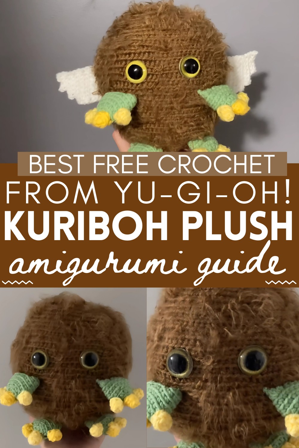 Crocheting A Kuriboh Plush From Yu-gi-oh
