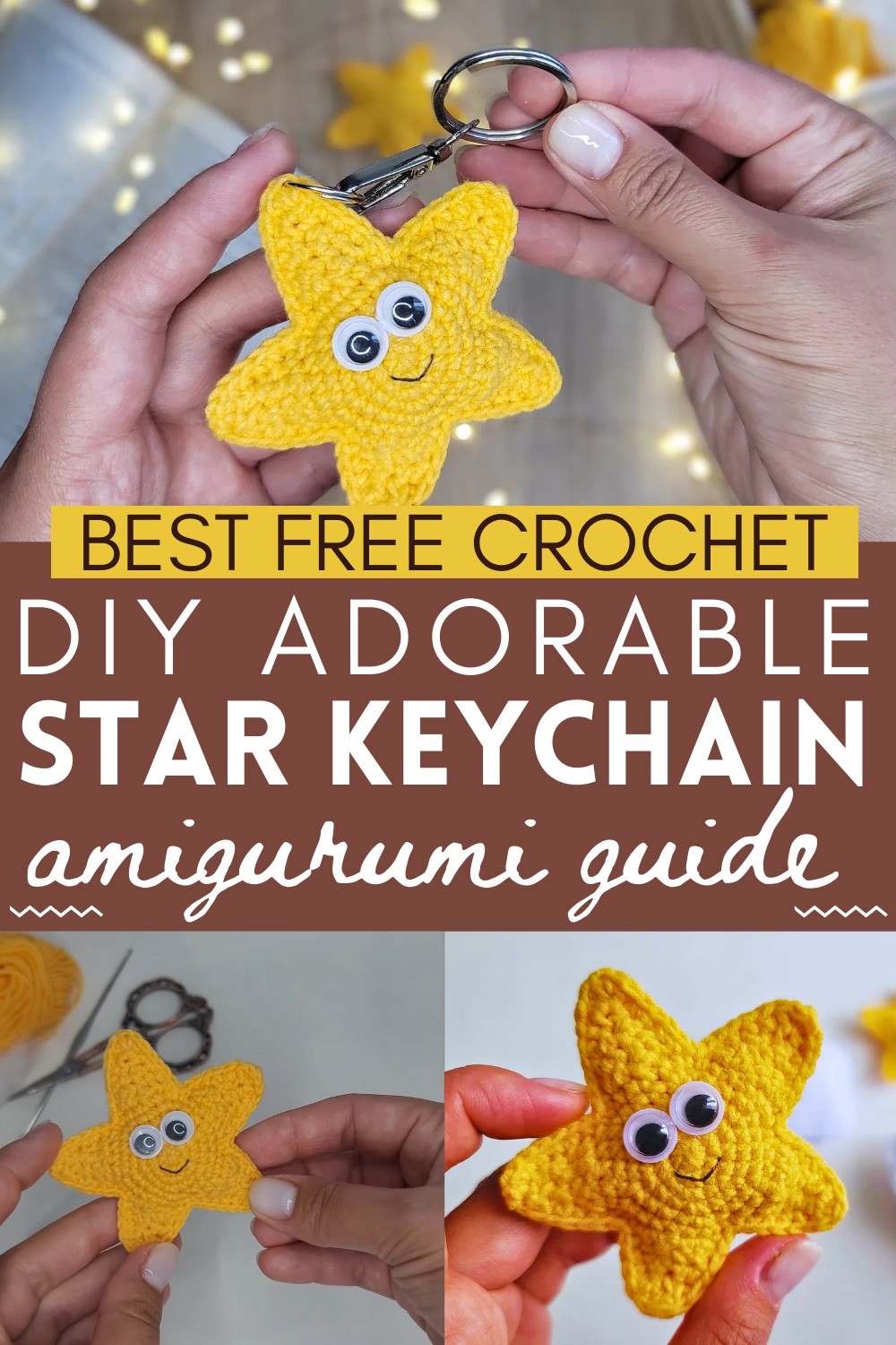 DIY Adorable Crochet Star Amigurumi Tutorial