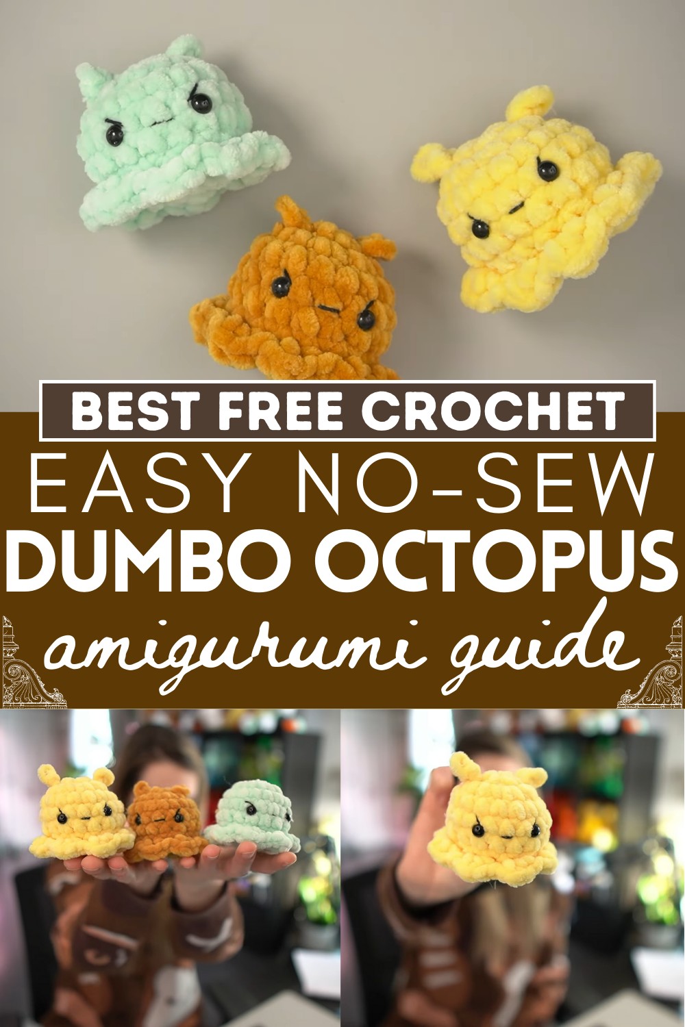 Easy No-sew Octopus Amigurumi Crochet For Beginners