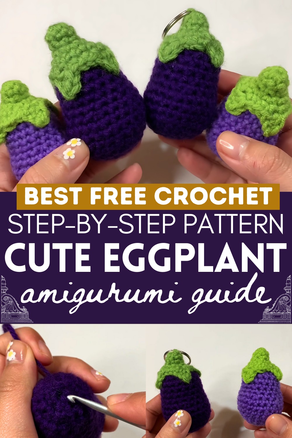 Eggplant Crochet Tutorial
