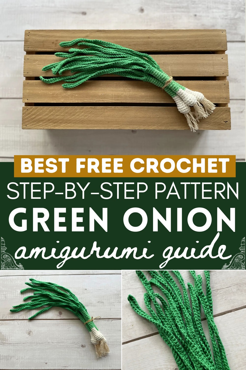 Green Onion Amigurumi
