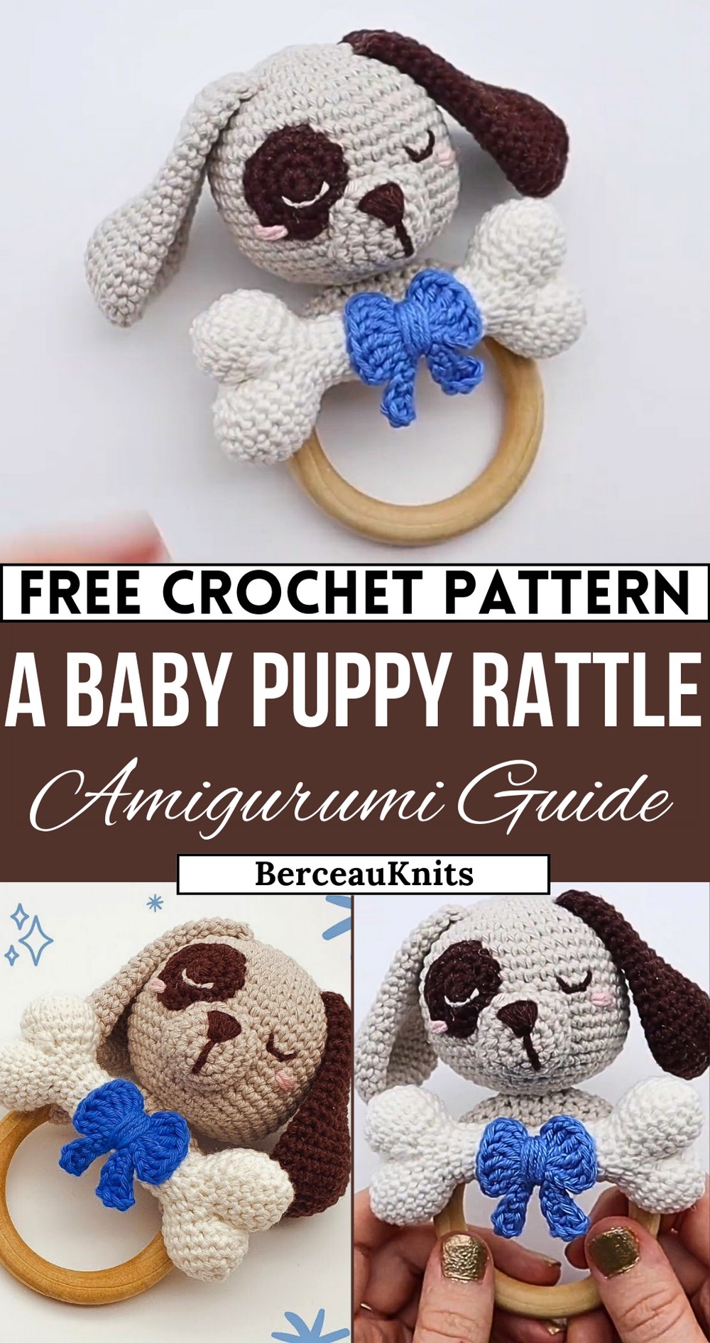 How To Crochet A Baby Puppy Rattle