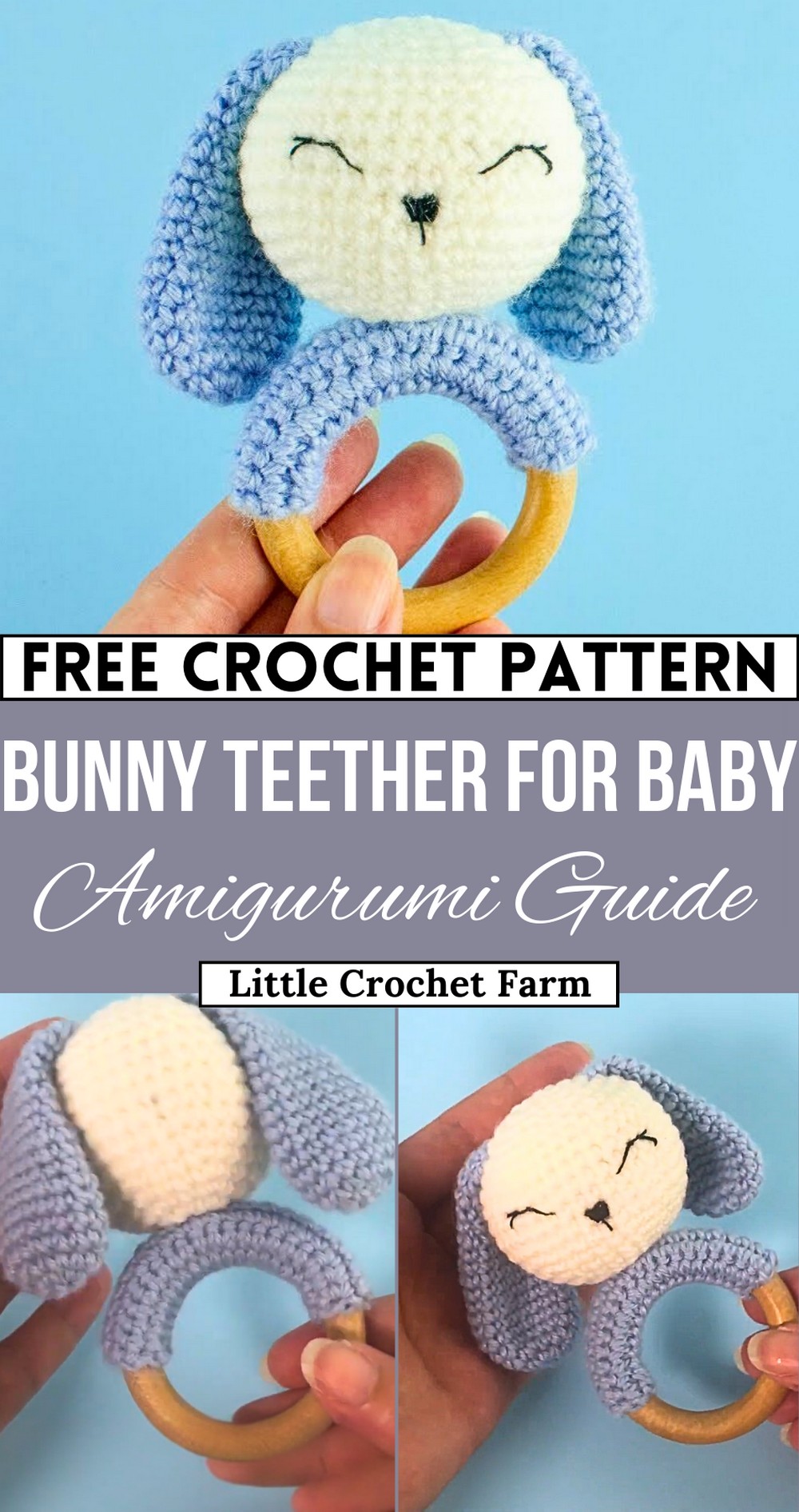 How To Crochet A Bunny Teether