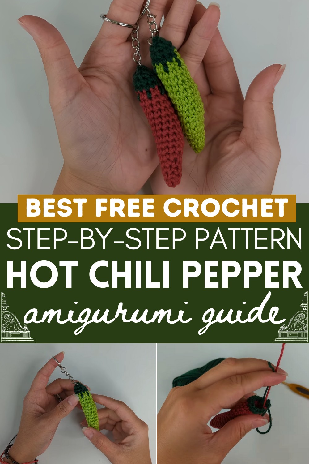 How To Crochet Hot Chili Pepper