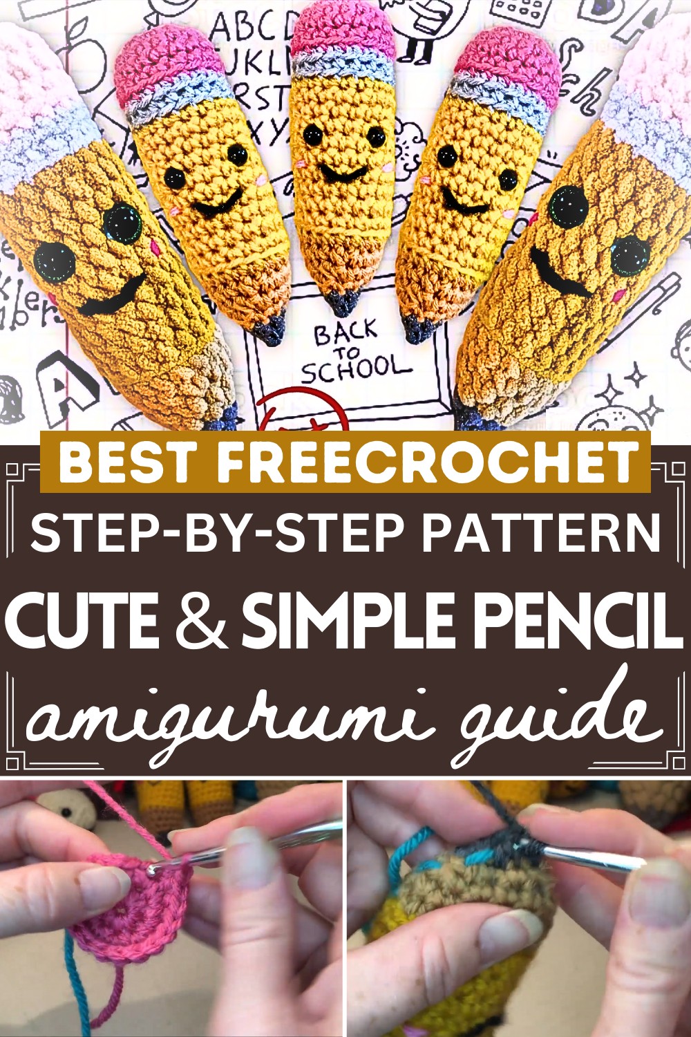 Pencil Amigurumi Crochet A Long Pattern
