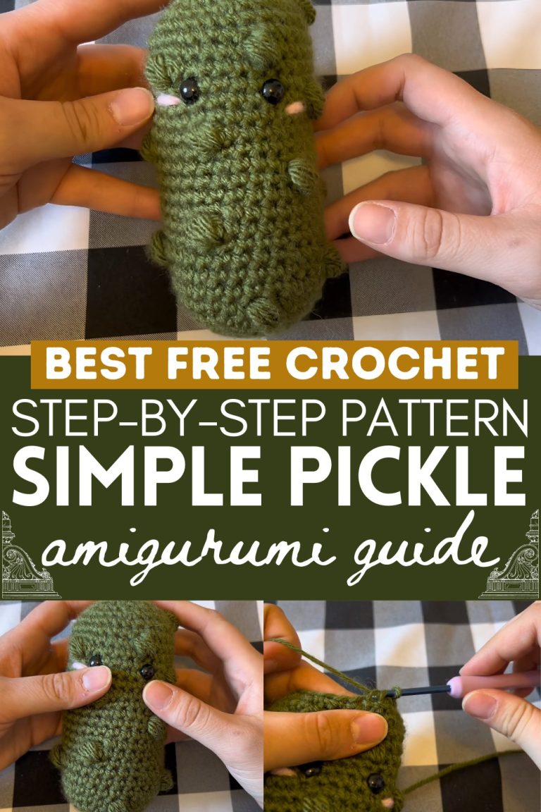 Real Pickles Pattern 8 Free Crochet Amigurumi Pickle Patterns for Gifting - Crochet Patterns