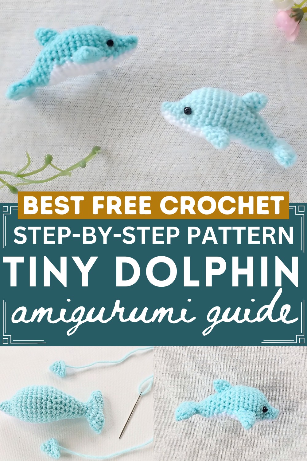 Tiny Dolphin Amigurumi