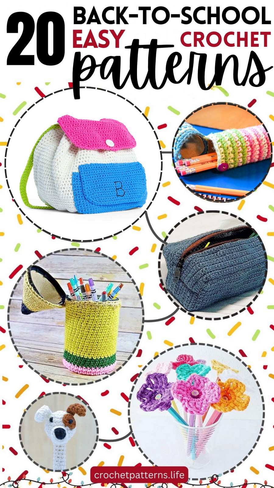 20 Fun Crochet Back-to-School Ideas to Kickstart the Semester