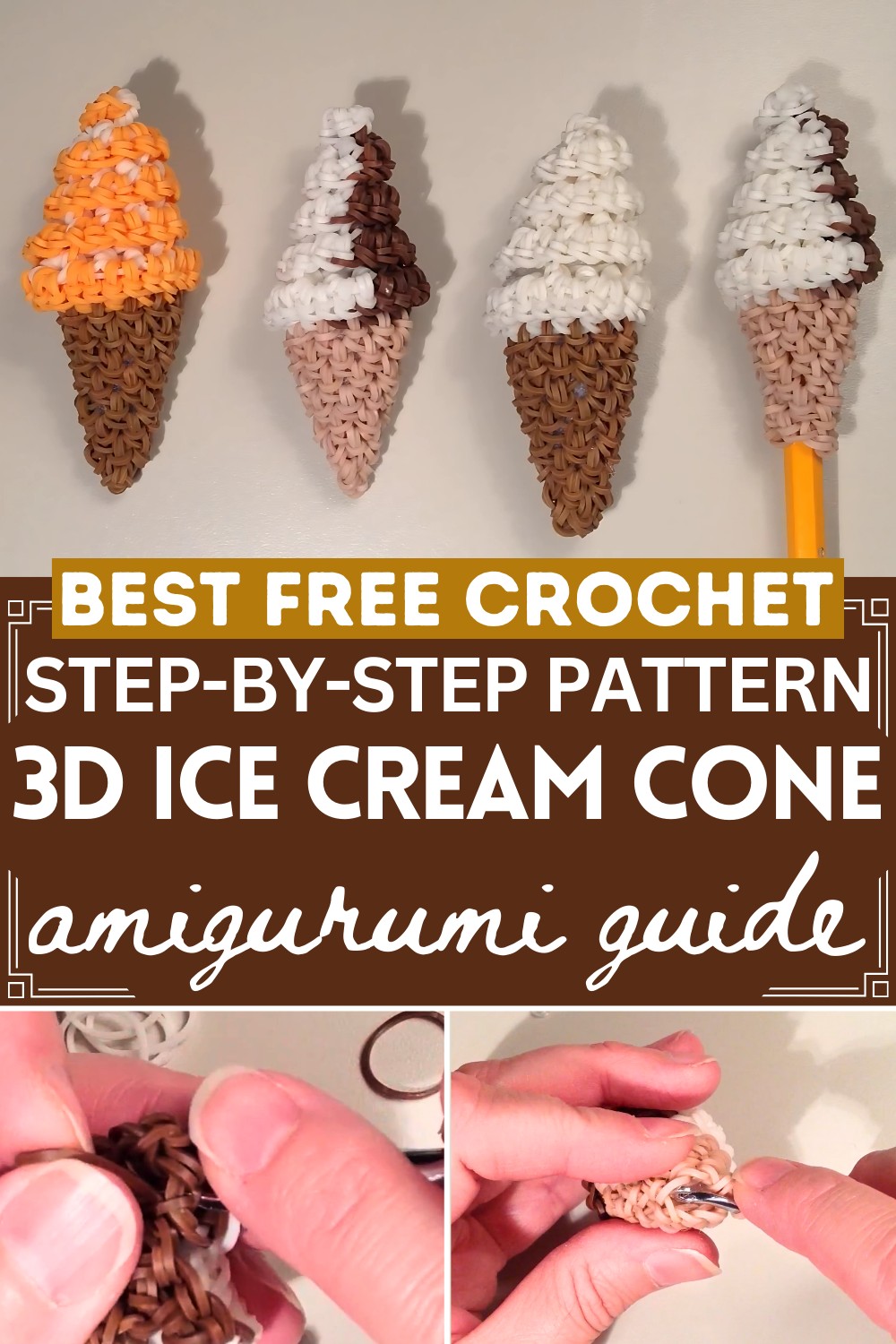 3D Mini Ice Cream Cone