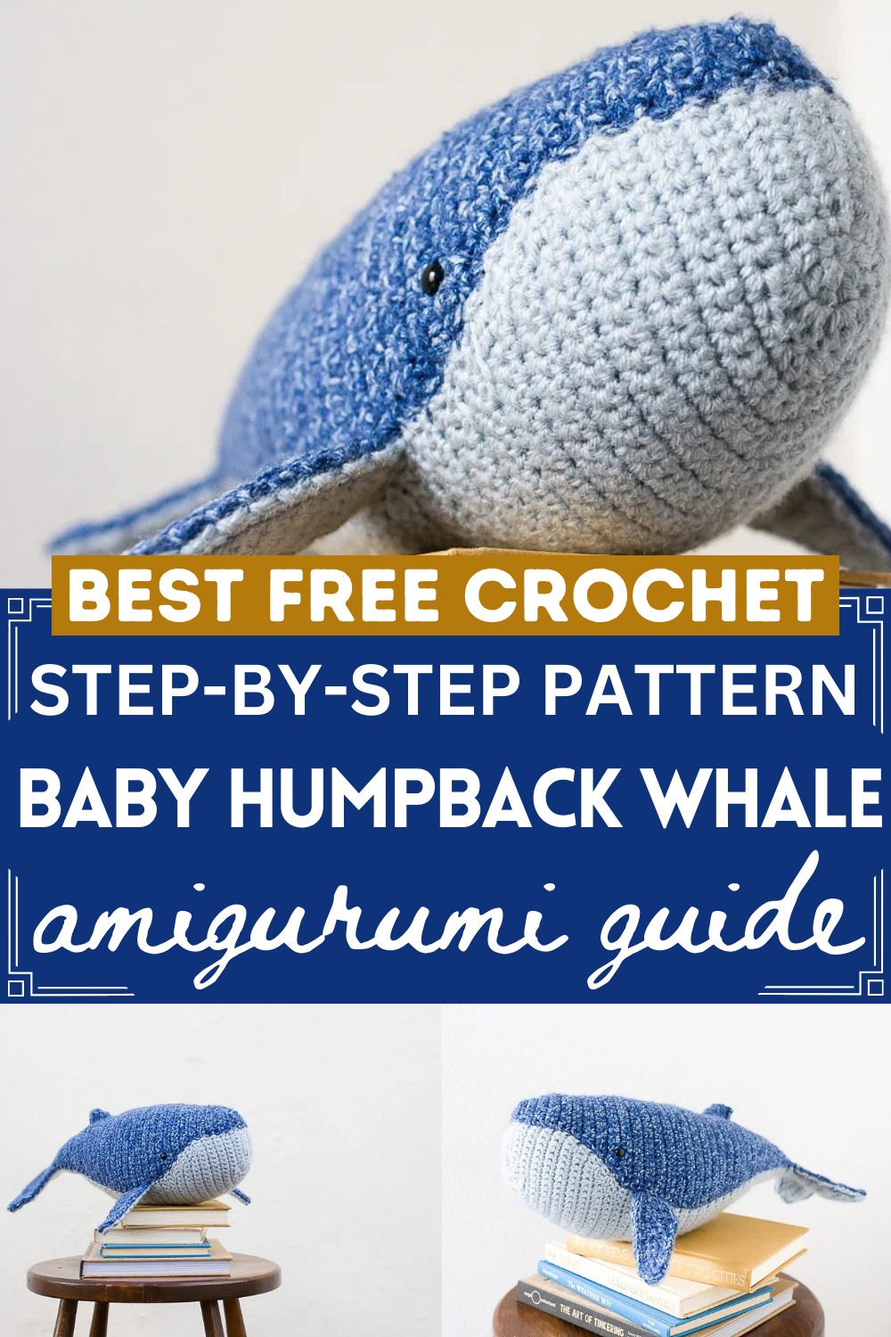 Baby Humpback Whale Free Crochet Pattern