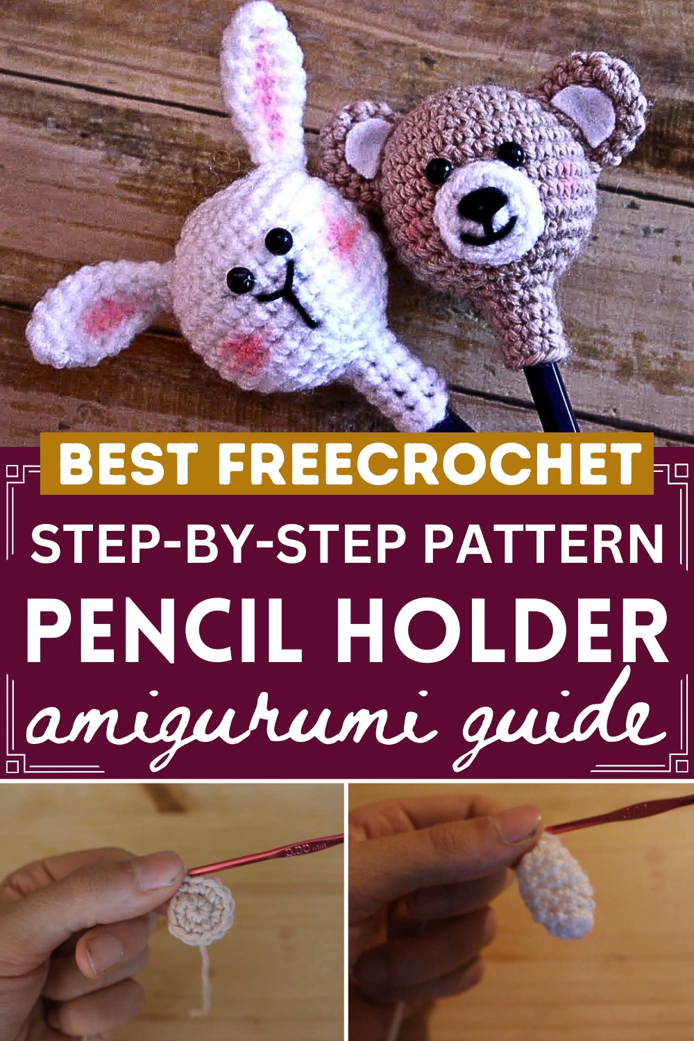 Back To School How To Crochet A Pencil Holder