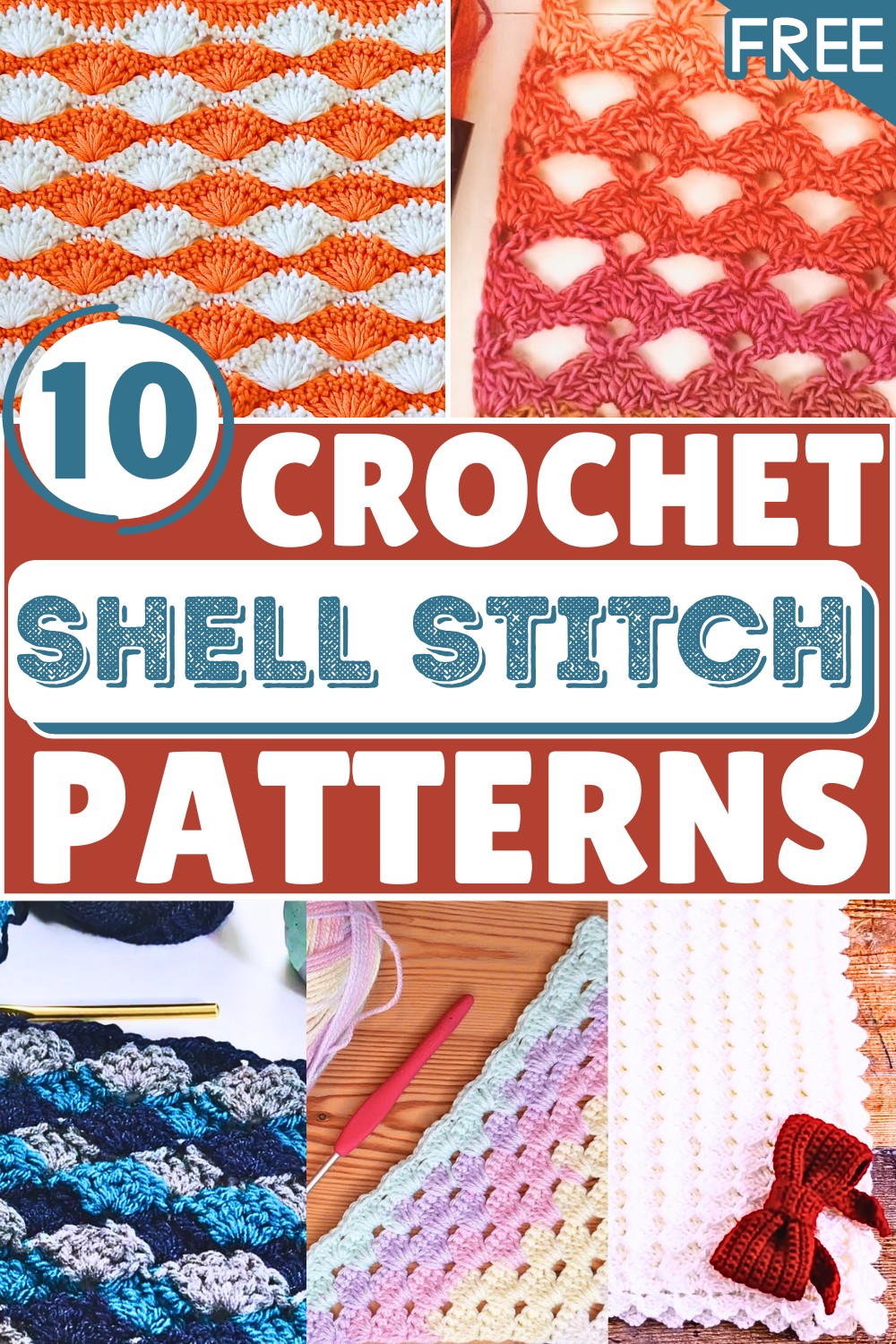 Neida Shell Pattern 10 Free Crochet Shell Stitch Ideas for Beginners and Experts - Crochet ...