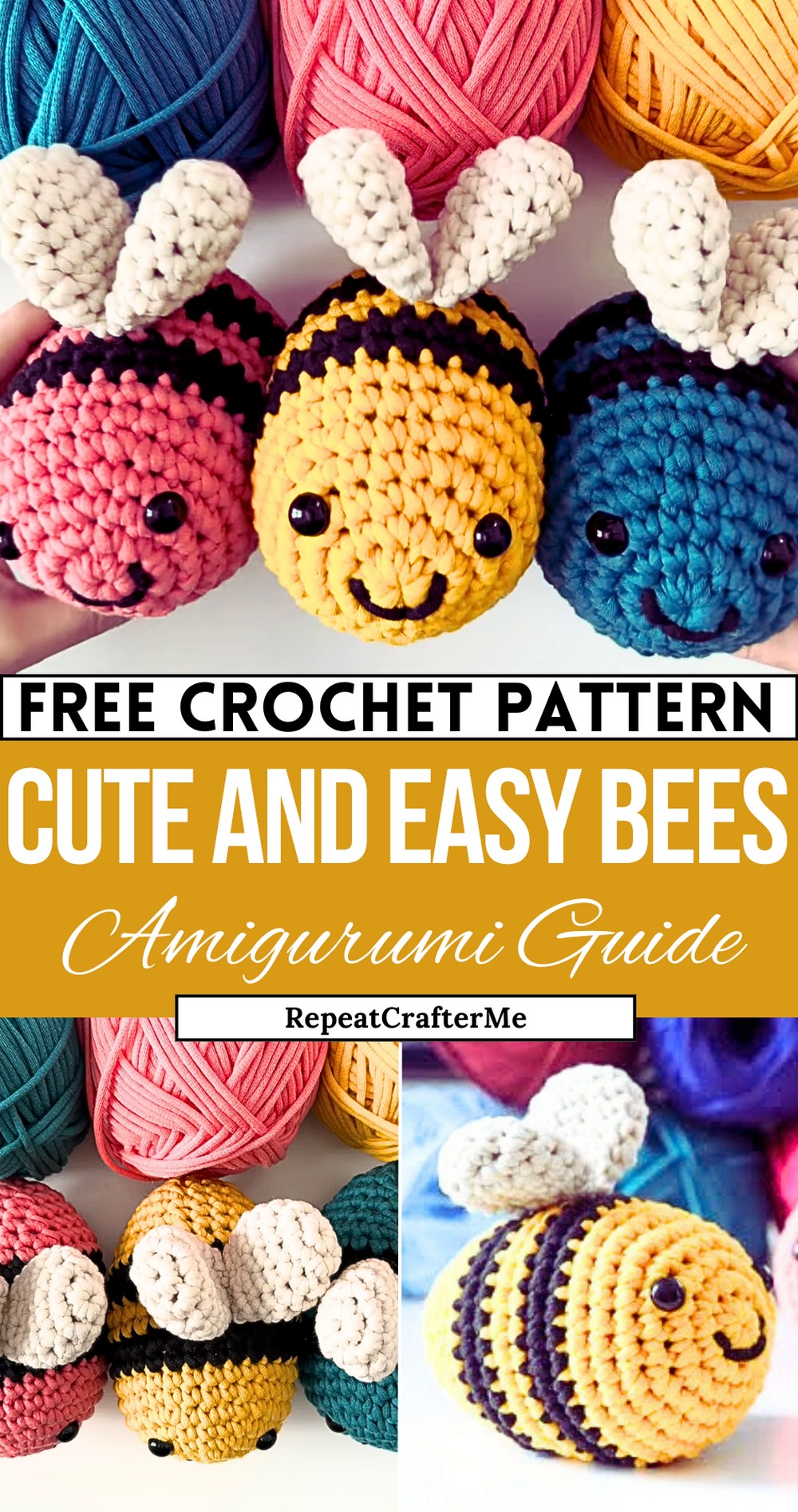 Bernat Maker Easy Crochet Bees