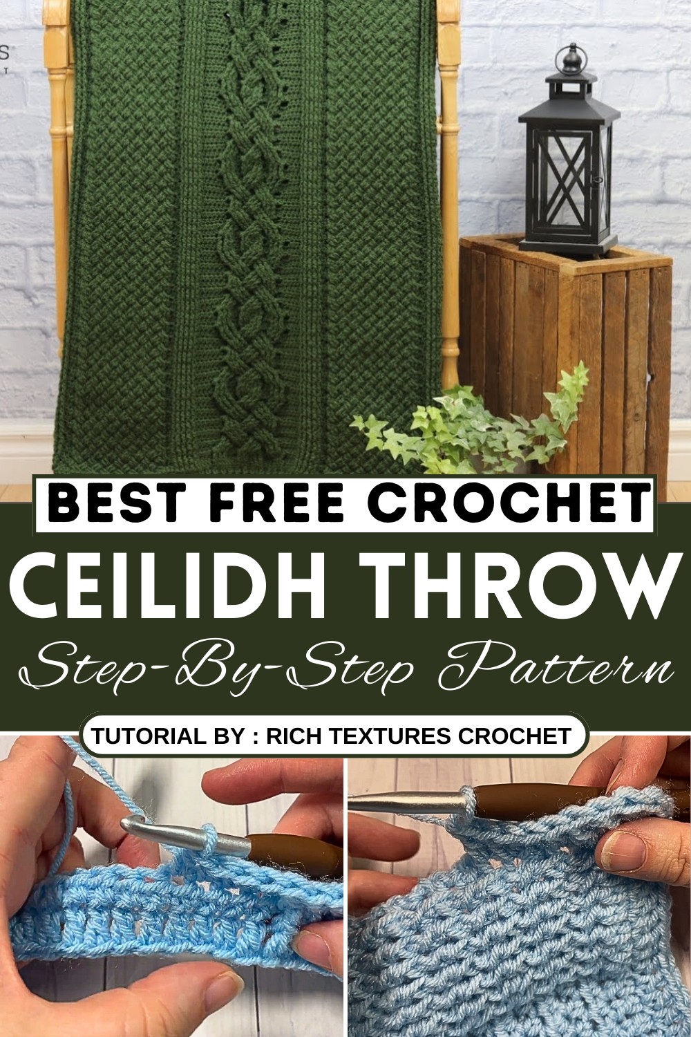 Ceilidh Throw Crochet Pattern