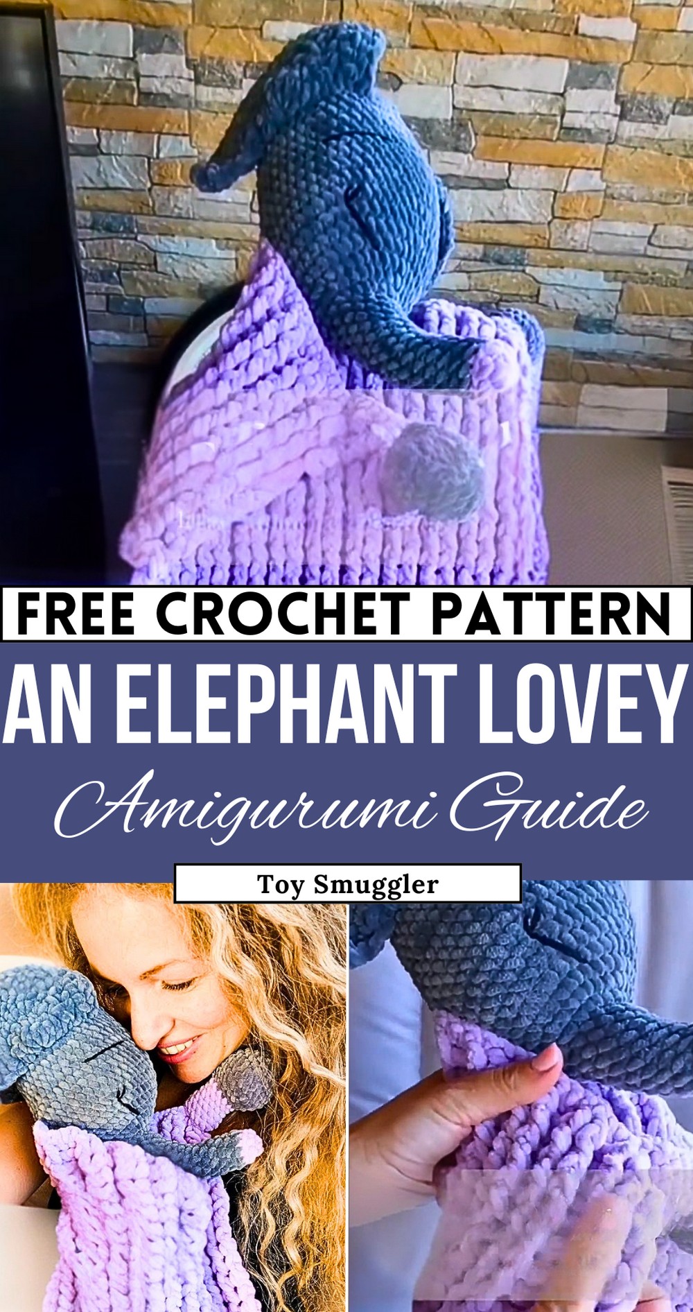 Chat & Crochet An Elephant Lovey With Me