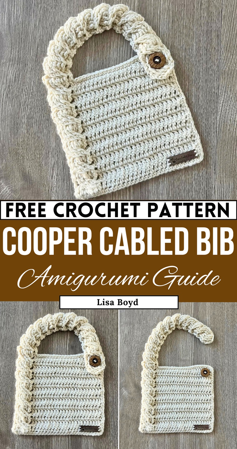 Cooper Cabled Bib