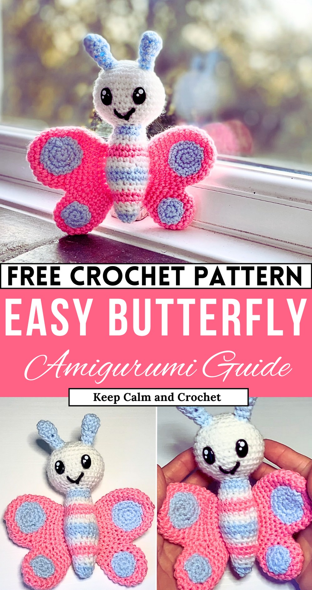 Crochet A Butterfly Amigurumi