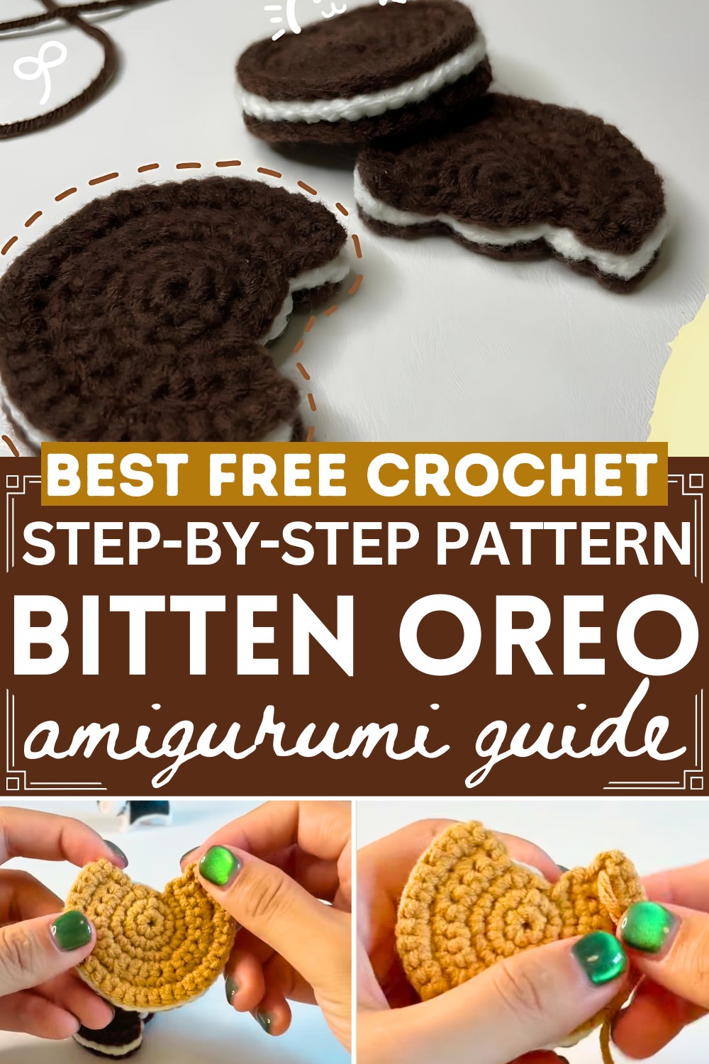 Crochet Bitten Oreo