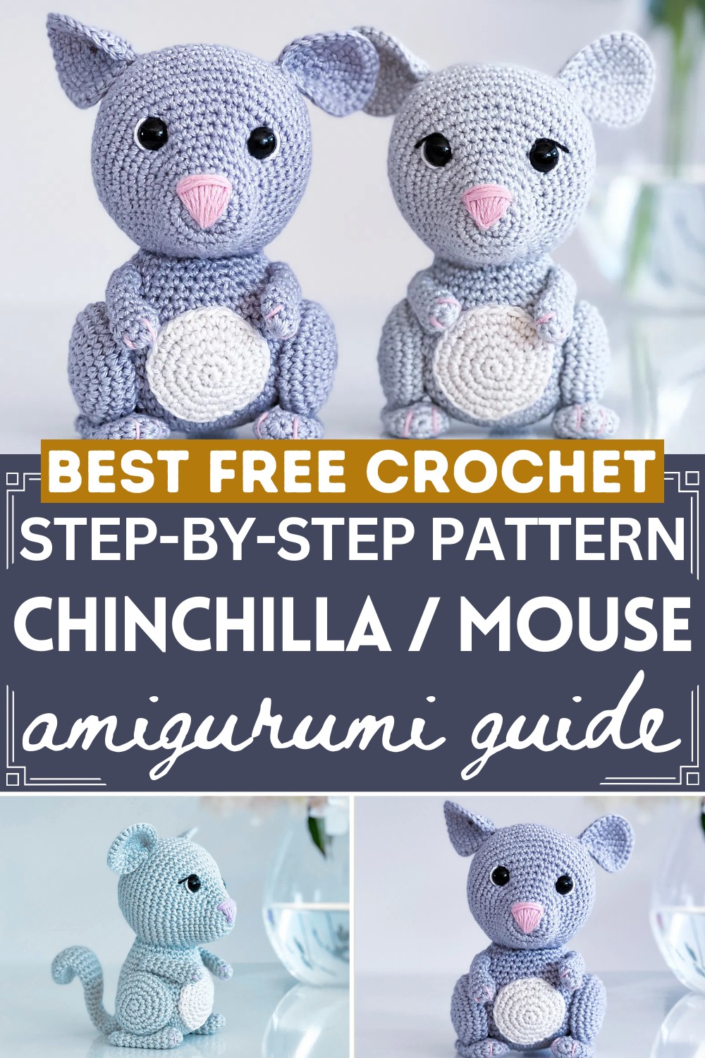 Crochet Chinchilla Mouse