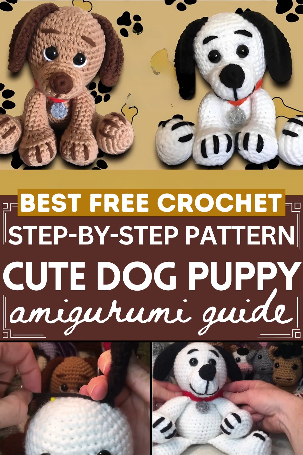 Crochet Dog Puppy Free Pattern Amigurumi Crochet A Long