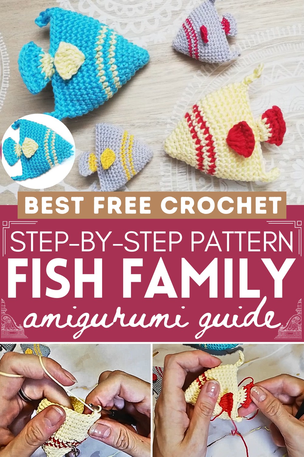 Crochet Fish Family Amigurumi