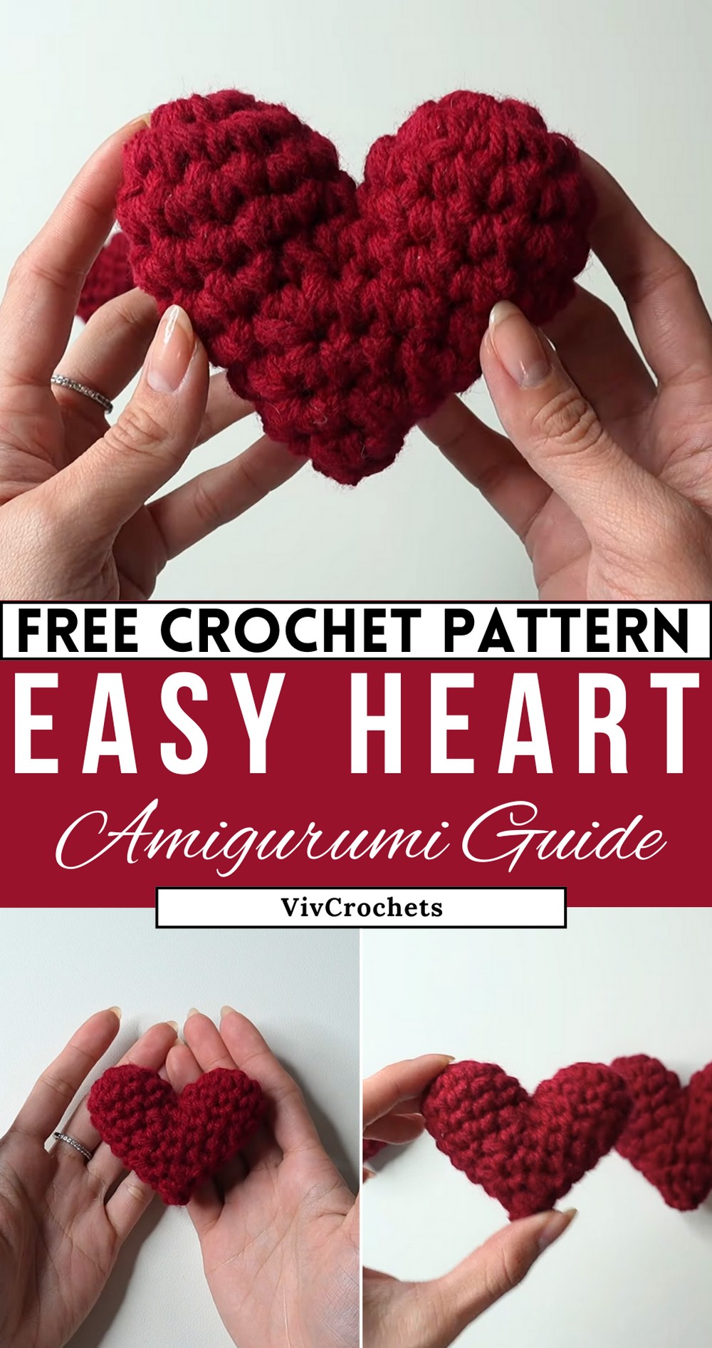 Crochet Heart Amigurumi Tutorial