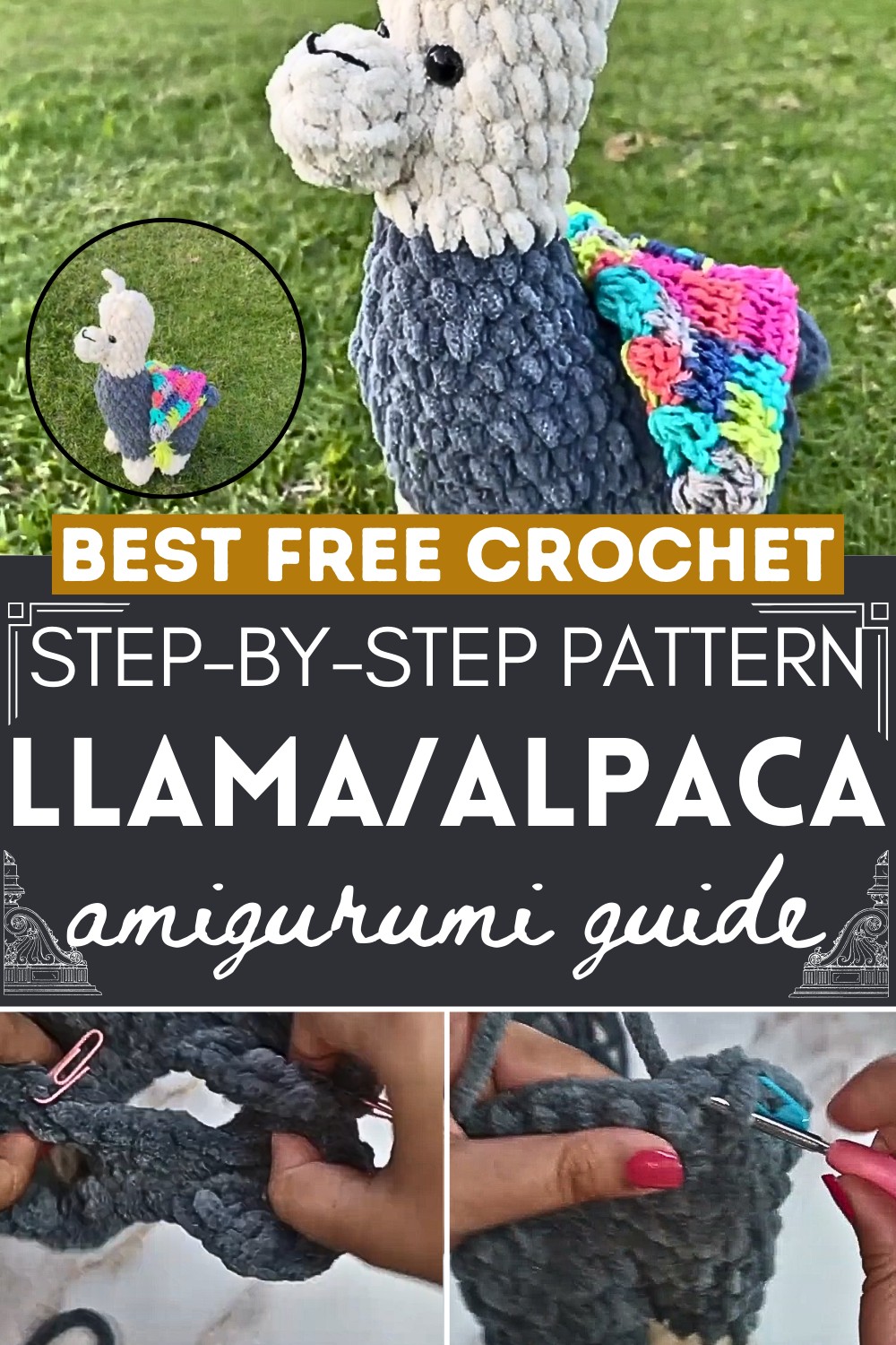 Crochet Llama Alpaca Amigurumi Pattern