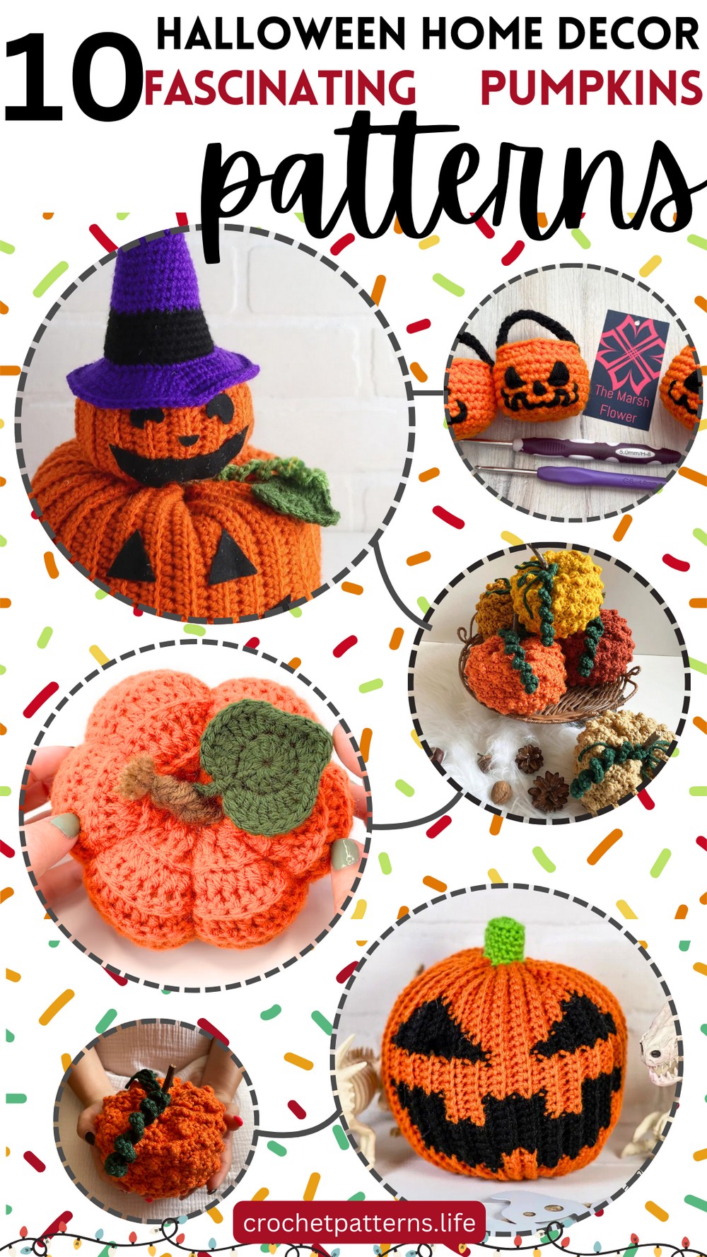 Crochet Pumpkins for a Fascinating Halloween Home Decor 1