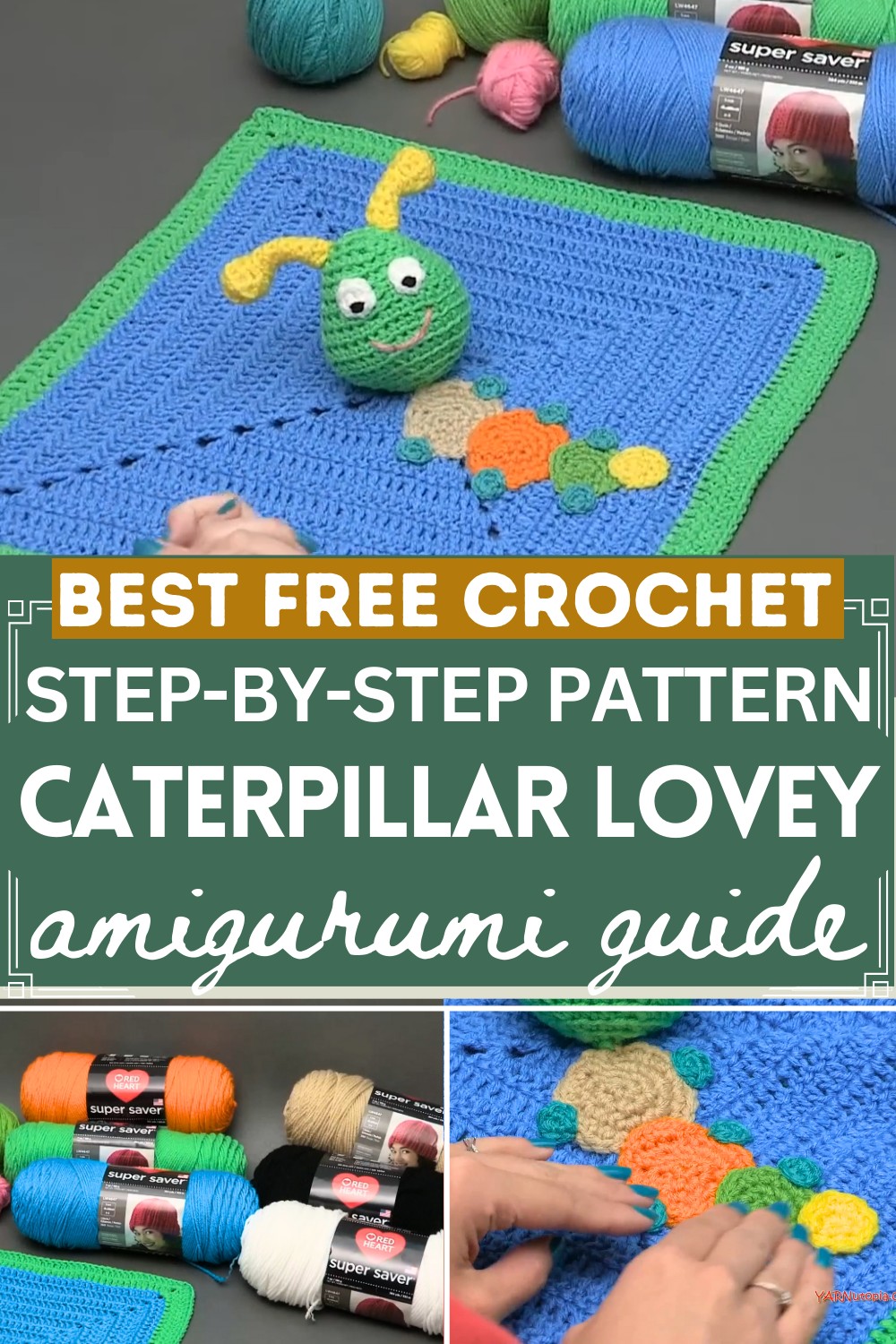 Crochet Tutorial Caterpillar Lovey