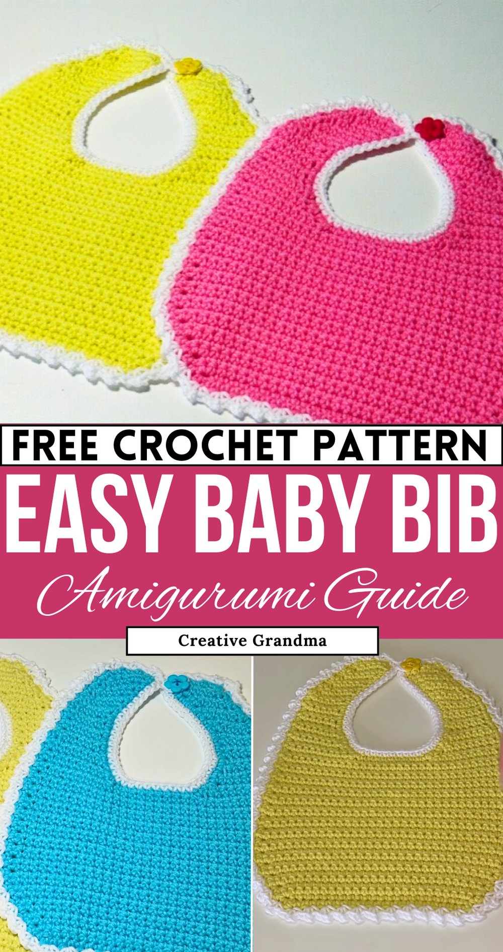 EASY Baby Bib - Crochet Tutorial