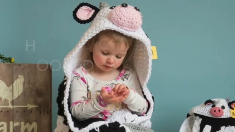 crochet the hooded blanket