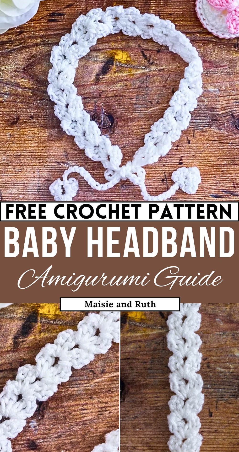 Easy Crochet Baby Headband