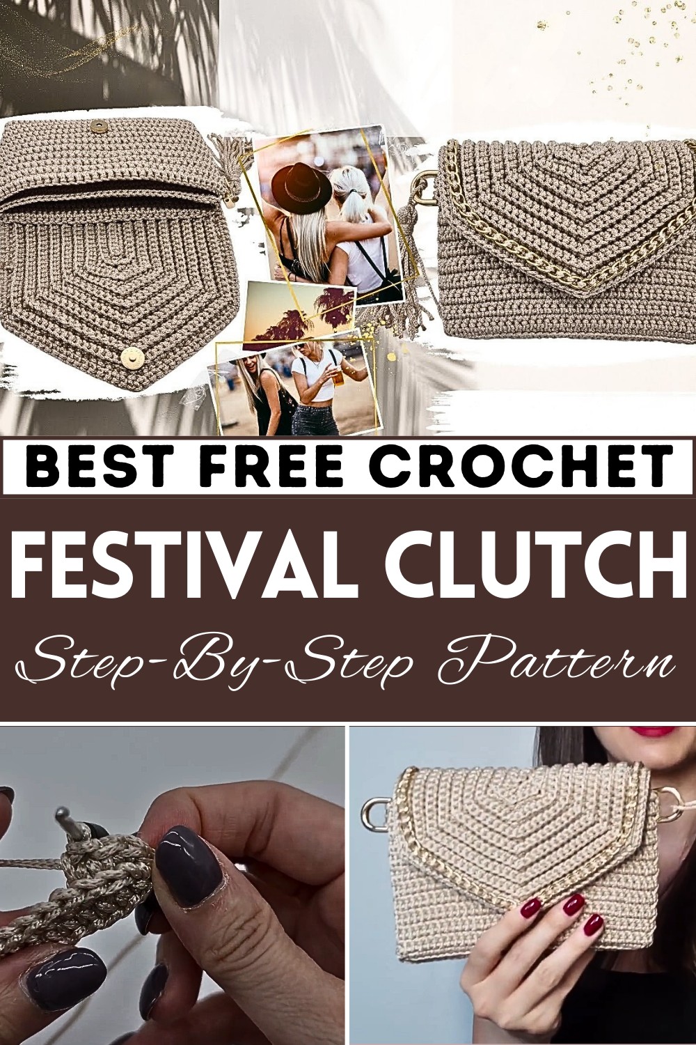 Festival Clutch Crochet Bag