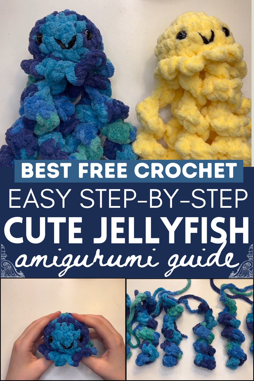 How To Crochet A Jellyfish Easy Step-by-step Crochet Tutorial