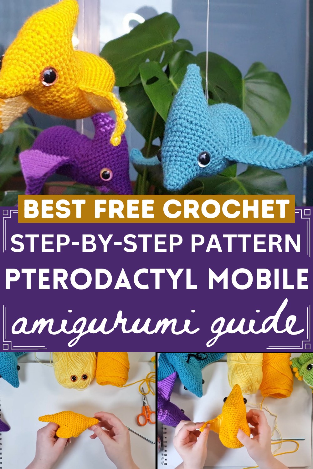 How To Crochet A Pterodactyl
