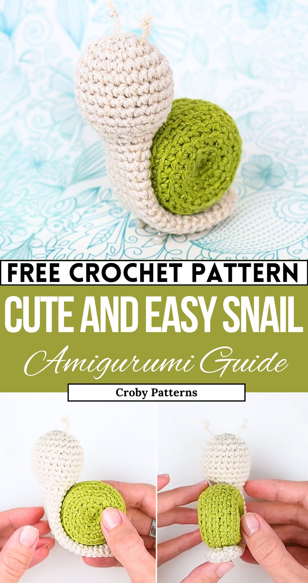 How To Crochet A Snail 1