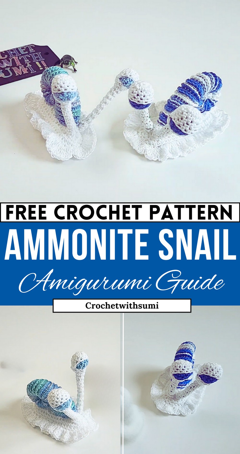 How To Crochet Ammonite Snail
