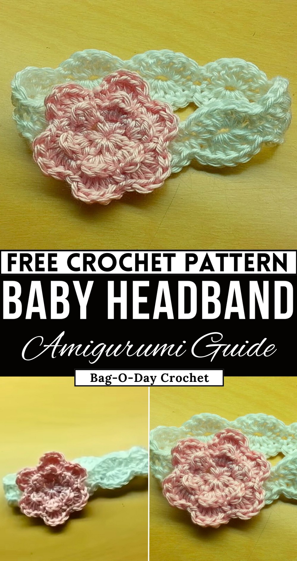 How To Crochet An Easy Baby Headband