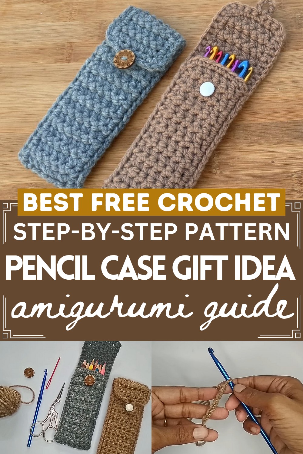 How To Crochet An Easy Pouch Bag For Hook Case
