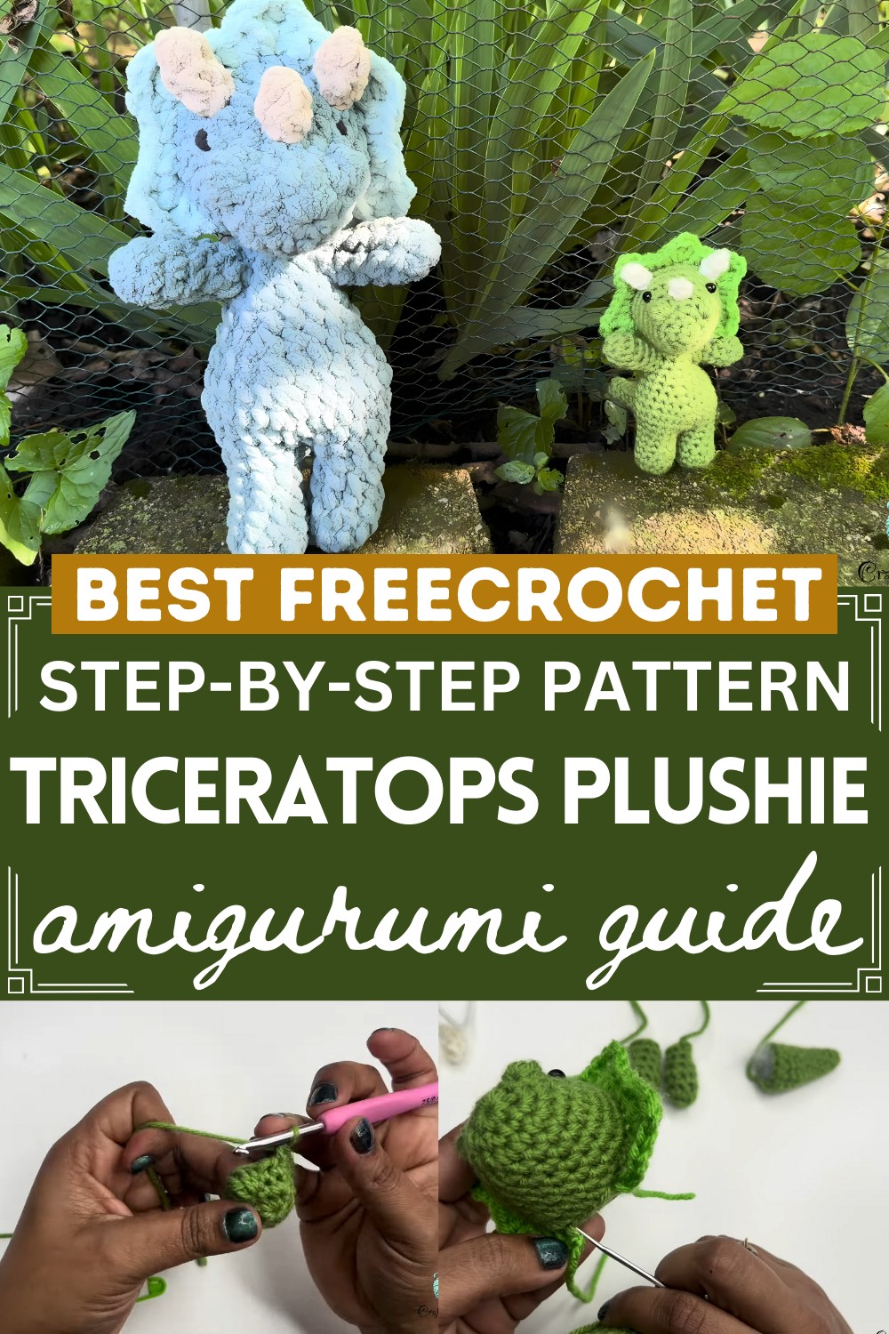 How To Crochet Triceratops