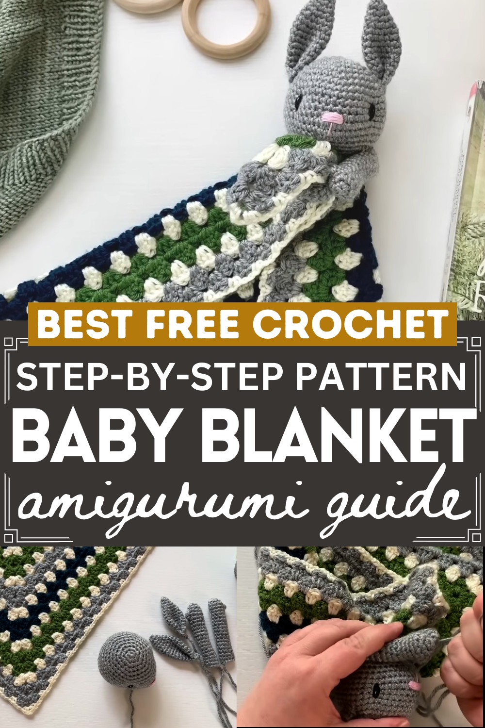 How to sew your crochet lovies like a pro Free tutorial
