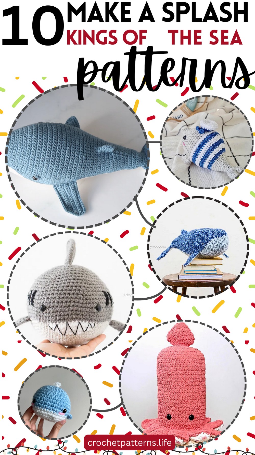Kings of the Sea Amigurumi Toy Patterns