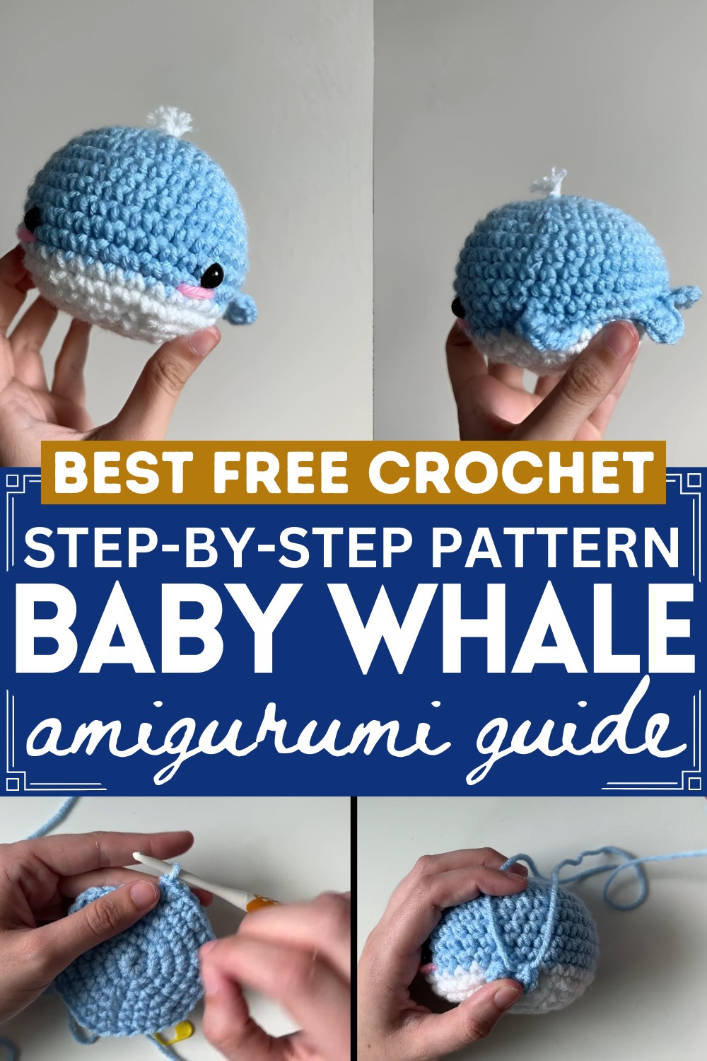 Learn to Crochet Beginner Whale