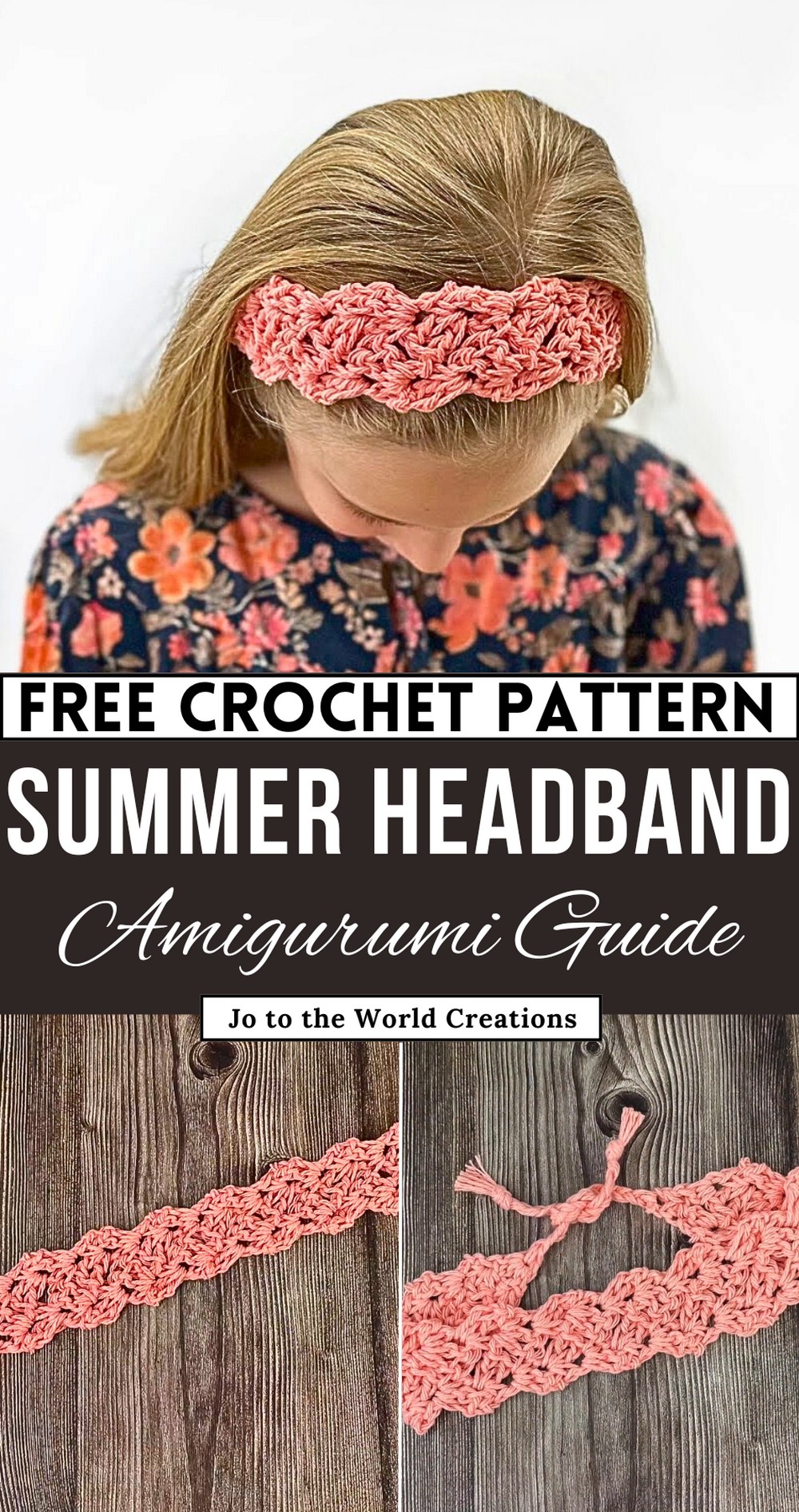 Lightweight Summer Crochet Headband Pattern